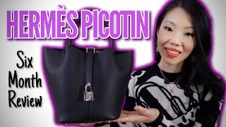 HERMES PICOTIN 18 REVIEW is it worth it what fits wear and tear would buy again FashionablyAMY [upl. by Valonia]