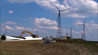 Wind farm FrauenprießnitzWetzdorf  Frisia Neg Micon Repower Nordex wind turbines 62020 Part 1 [upl. by Neisa]