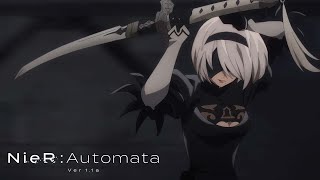 2B vs Machines  NieR Automata Ver11a [upl. by Novelc]