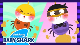 🕷️NEW Eensy Weensy Baby Spiders  Baby Shark Halloween Song  Baby Shark Official [upl. by Ardnal99]