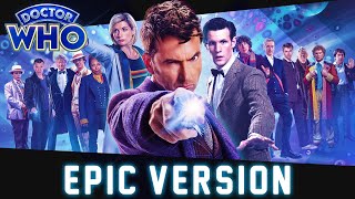 The Doctors Theme  Doctor Who  EPIC VERSION 60th Anniversary Tribute [upl. by Esiahc441]