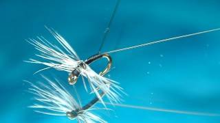 Tying a Small Spinner Dry Fly by Davie McPhail [upl. by Aysahc]