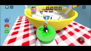 I FELL INTO CEREAL SOUP IN ROBLOX Cai en la sopa de cereal en Roblox [upl. by Burleigh872]