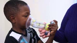 Using an Inhaler with a Spacer Mask [upl. by Awad428]