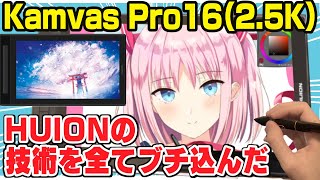 【Kamvas Pro 1625K豪華版 レビュー】ワコムピンチ！HUIONの16インチ25K液タブがヤバすぎる性能だった【6万円台】 [upl. by Leatri]