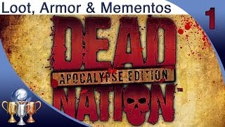 Dead Nation PS4  The Beginning  All Loot Armor amp Mementos Collectibles Locations Part 1 [upl. by Coppinger911]