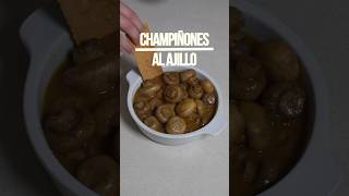 La mejor receta de champiñones al ajillo  Versión rápida y fácil de hacer [upl. by Rhody]