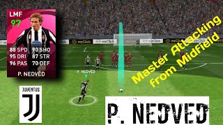 Iconic Nedved Review and Gameplay  97 Rated 🔥 PES 2021 Player Review [upl. by Ignazio]