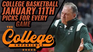 COLLEGE BASKETBALL PICKS ONLY  Thursday January 11th  TCE Trims [upl. by Nial206]