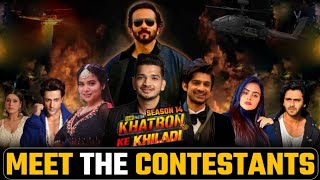 Khatro ke Khiladi 14 Contestants List  KKK14 NEW SEASON UPDATE  KKK14  ROHIT SHETTY [upl. by Etteloiv]