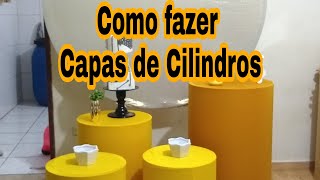 Como fazer suas próprias capas de cilindros com helanca [upl. by Anicul965]