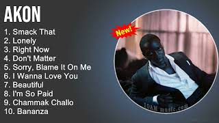 Akon Greatest Hits  Smack That Lonely Right Now Dont Matter  Rap Songs 2022 Mix [upl. by Sad]