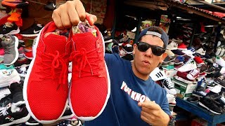 COMPRANDO TENIS BARATOS en COLOMBIA 👟 La calle de los Zapatos [upl. by Adnerb]