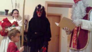 Gerald hat Besuch von Nikolaus Krampus und Engerl [upl. by Phia]