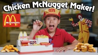 McDonalds CHICKEN McNUGGET MAKER Turn Bread Into Chicken [upl. by Teloiv]