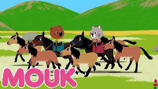 Mouk  Wild horses S02E10  Cartoon for kids [upl. by Kiona]