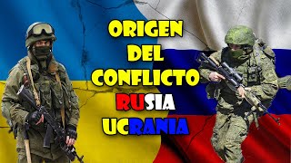 POR QUE INICIO la guerra entre RUSIA y UCRANIA ORIGEN CONFLICTO UCRANIA RUSIA  RESUMEN [upl. by Ereveniug]