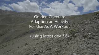 Using A Ride As A Workout using Golden Cheetah [upl. by Javed793]