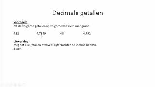 Decimale getallen 1 HAVOVWO amp 1 VWO [upl. by Mccarthy]