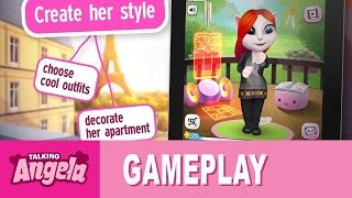 My Talking Angela Android Gameplay  Great Makeover HD 2018 [upl. by Yezdnil272]