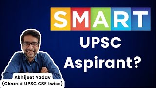 SMART Work in UPSC Preparation [upl. by Israel922]