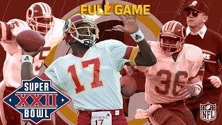 Super Bowl XXII Doug Williams Defeats John Elway  Redskins vs Broncos  NFL Full Game [upl. by Bramwell]