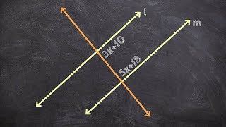 Using Consecutive Interior Angles to Prove Parallel Lines [upl. by Acinod100]