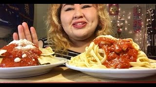 Spaghetti amp Ravioli MUKBANG Pranksters Prank my mom LOL [upl. by Silvester]