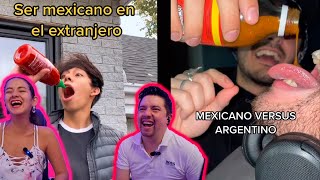 EXTRANJEROS COMIENDO CHILE 100 MEXICANO  NADIE PUEDE CON MEXICO [upl. by Gregrory897]