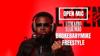 BrokeBaby Mike  Freestyle  Open Mic  Studio Of Legends [upl. by Silvanus]