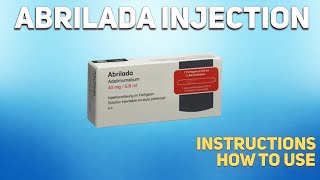 Abrilada injection how to use Uses Dosage Side Effects Contraindications [upl. by Enedan45]