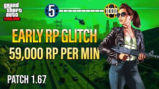 GTA 5 RP Glitch  AFK RP amp Money Glitch After Patch 167  59000 RP Every Min [upl. by Hofstetter]