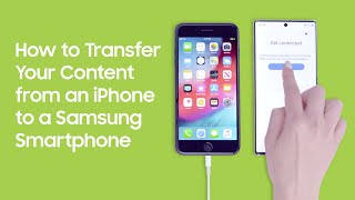 How to Transfer Your Content from an iPhone to a Samsung Smartphone [upl. by Gavrielle]