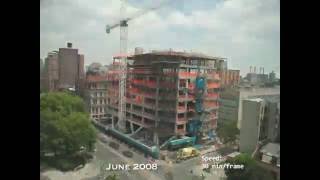 41 Cooper Square TimeLapse Construction [upl. by Eatnoid]