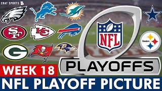 NFL Playoff Picture NFC amp AFC Clinching Scenarios NFL Week 18 Schedule Wild Card Race amp Standings [upl. by Aneed566]