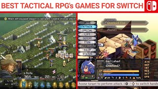 Top 15 Best Tactical RPGs Games for Nintendo Switch [upl. by Eilema179]