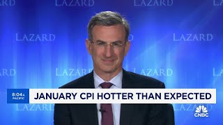 Lazard CEO Fed is now motivated to keep rates higher for longer [upl. by Osmen]