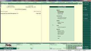 Advanced Document Management 18 on TallyERP9 Platform [upl. by Aleece92]