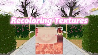 How To Recolor a Texture Yandere Simulator [upl. by Xavier]