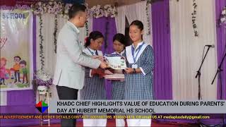 KHADC CHIEF HIGHLIGHTS VALUE OF EDUCATION DURING PARENTS DAY AT HUBERT MEMORIAL HS SCHOOL [upl. by Karin]