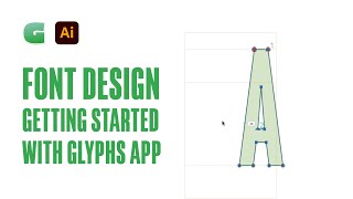 Font design tutorial  Getting started with Glyphs app and illustrator [upl. by Inattirb]