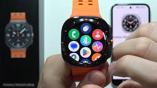 SAMSUNG Galaxy Watch Ultra How to Download Strava App [upl. by Isyak]