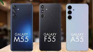 Galaxy M55 vs Galaxy F55 vs Galaxy A55 5g Specs Full Compare [upl. by Latin]