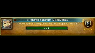 Nightfall Sanctum Delve all 4 Chests guide  World of Warcraft [upl. by Joachim]