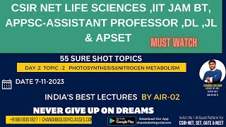 Part 01  NITROGEN METABOLISM  CSIR NET LIFE SCIENCES  NITRATE REDUCTASE AND NITRITE REDUCTASE [upl. by Etnahsal]