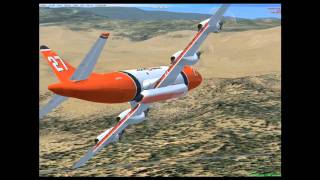 Aero Union P3s on the Vail Fire  an FSX Simulated Fire Movie [upl. by Neill]