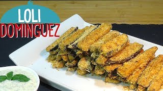 Berenjenas rebozadas al horno y salsa de yogur casera Loli Domínguez  RECETA FÁCIL Semana Santa [upl. by Bree]