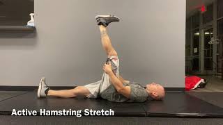 Active Hamstring Stretch [upl. by Eimirej]