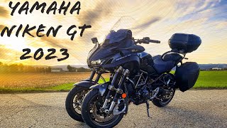 Yamaha Niken 2023 GT Prise en main et Rodage [upl. by Eidde]