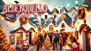 Alberobello ITALY 4K Ultra HD  Walking Tour in Puglia ITALY [upl. by Oah120]